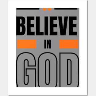 Believe in GOD Posters and Art